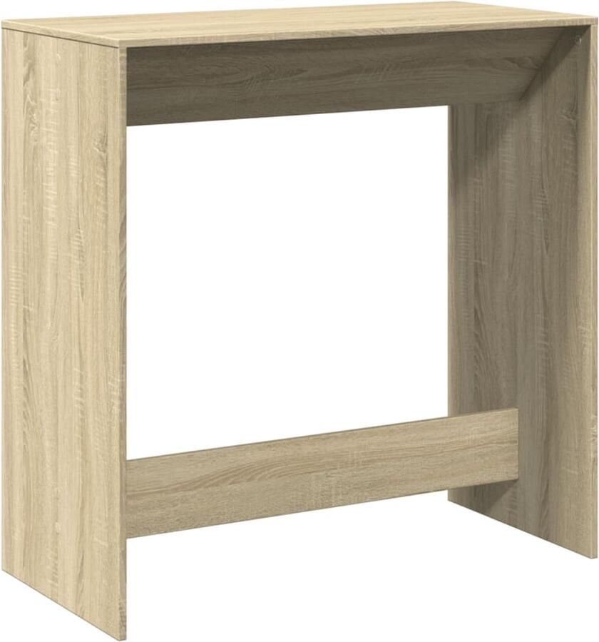 VidaXL Bartafel 102x50x103 5 cm bewerkt hout sonoma eikenkleur