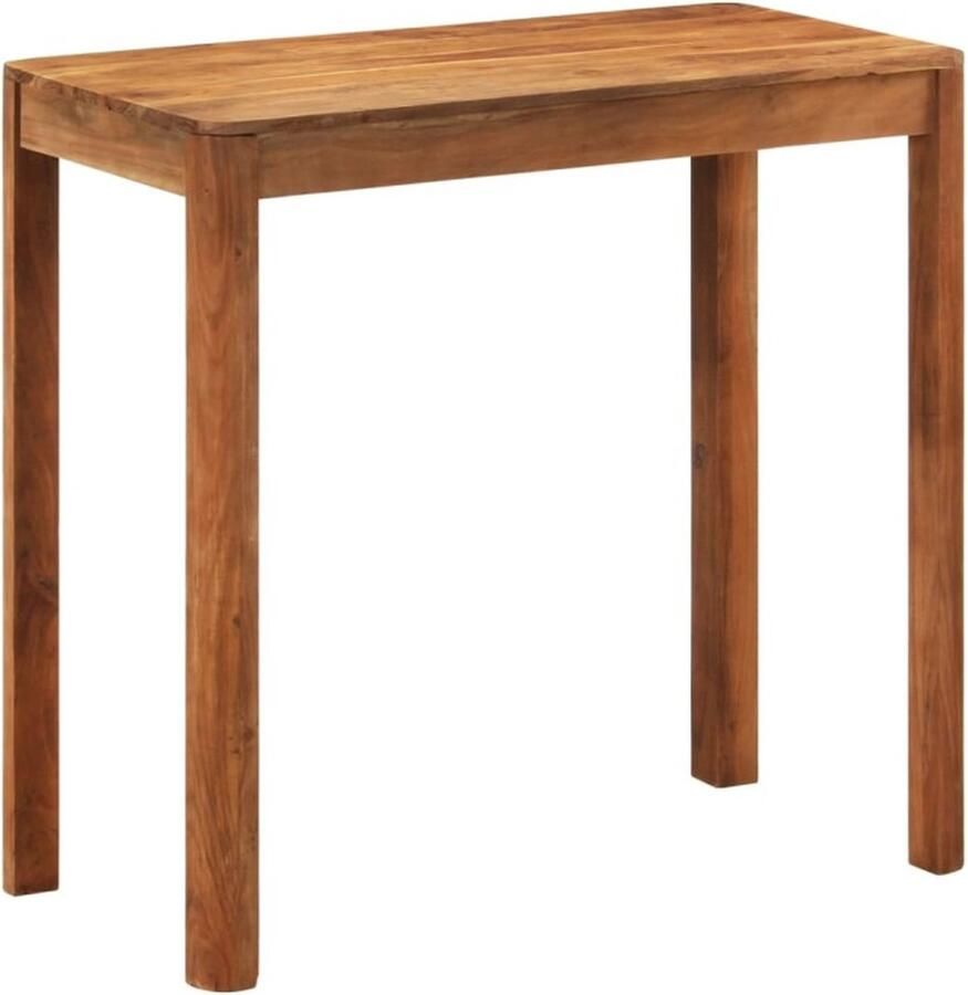 VidaXL Bartafel 110x55x106 cm massief acaciahout met sheesham afwerking - Foto 2