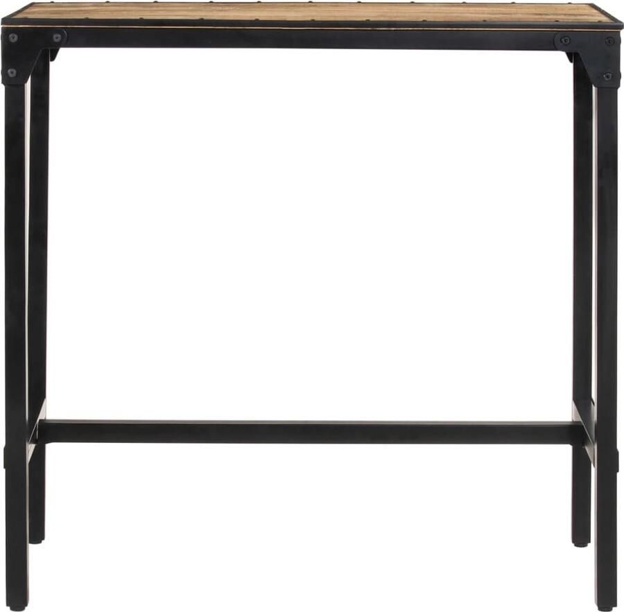 VidaXL Bartafel 110x55x107 cm massief ruw mangohout - Foto 2
