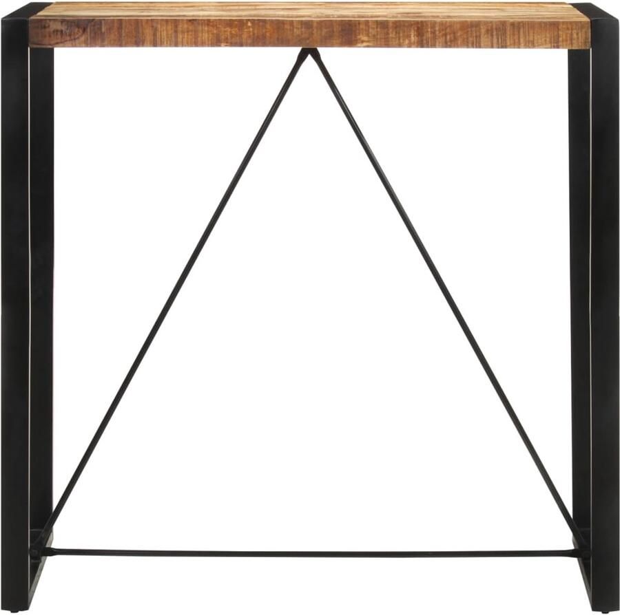 VidaXL Bartafel 110x55x110 cm massief ruw mangohout