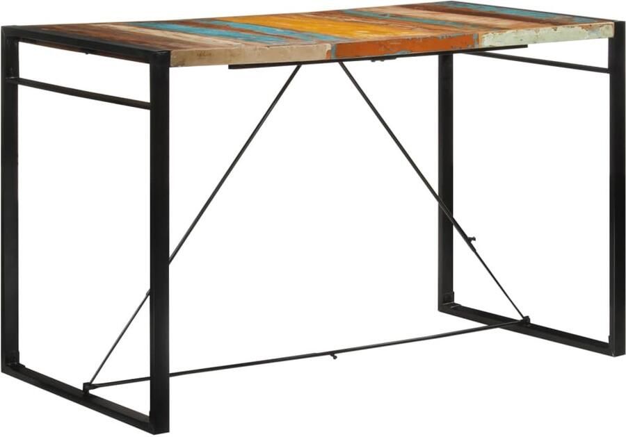 VidaXL Bartafel 175x90x110 cm gerecycled massief hout