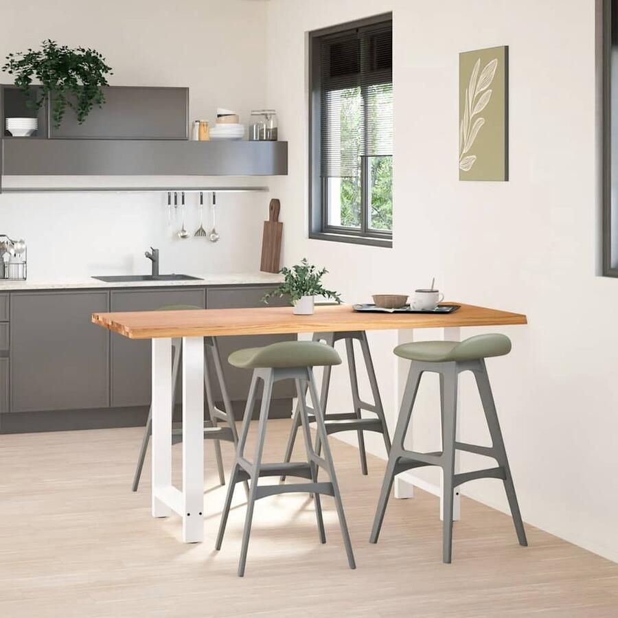 VidaXL Bartafel 180x80x92 cm Massief Eikenhout