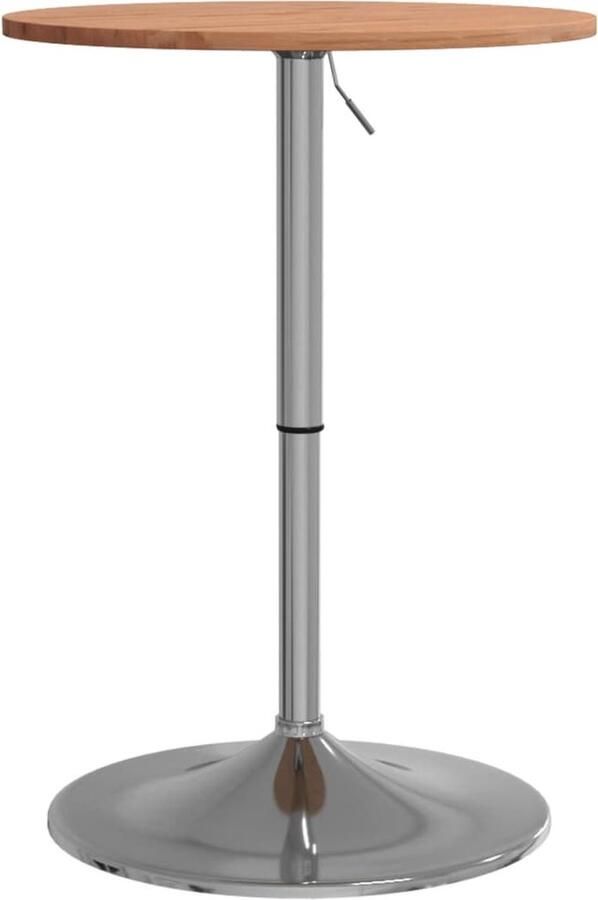 VidaXL Bartafel Ø 50x89 5 cm massief beukenhout - Foto 2