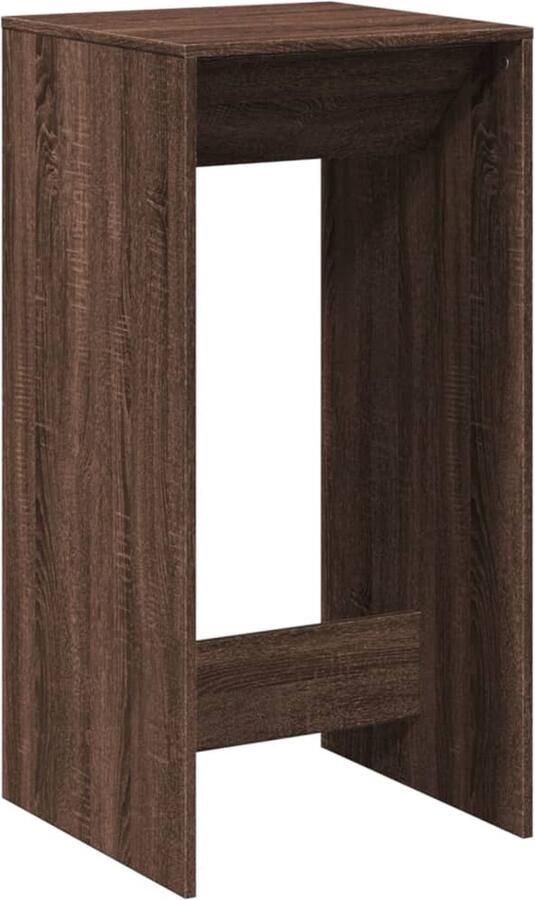 VidaXL Bartafel 51x50x103 5 cm bewerkt hout bruin eikenkleurig