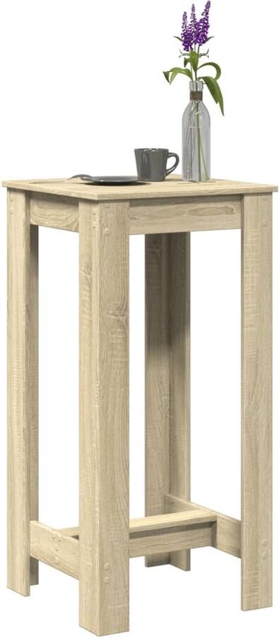 VidaXL Bartafel 51x50x103 5 cm bewerkt hout sonoma eikenkleurig - Foto 5