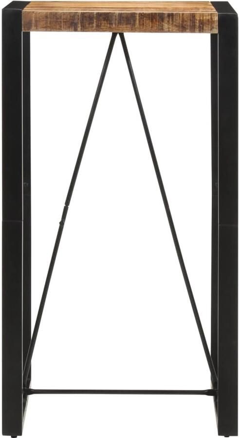 VidaXL Bartafel 60x55x110 cm massief ruw mangohout