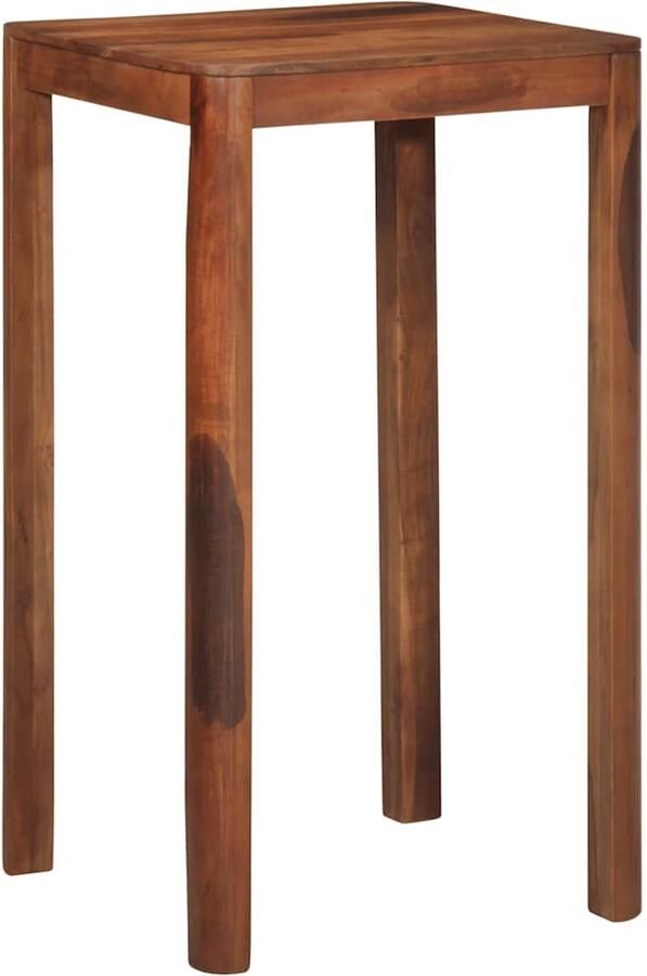 VidaXL Bartafel 60x60x107 cm massief acaciahout - Foto 2