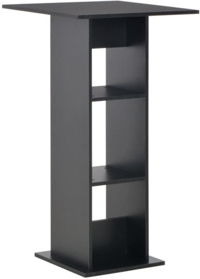 VidaXL -Bartafel-60x60x110-cm-zwart - Foto 2