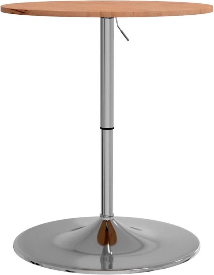 VidaXL -Bartafel-Ø-60x89 5-cm-massief-beukenhout - Foto 3