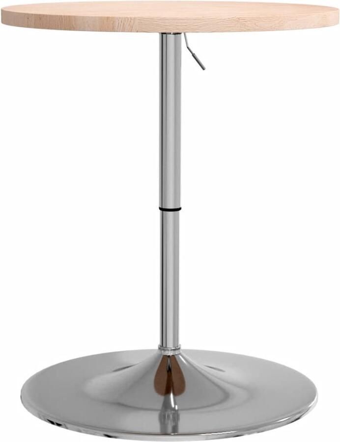 VidaXL Bartafel Ã 60x90 5 cm massief eikenhout