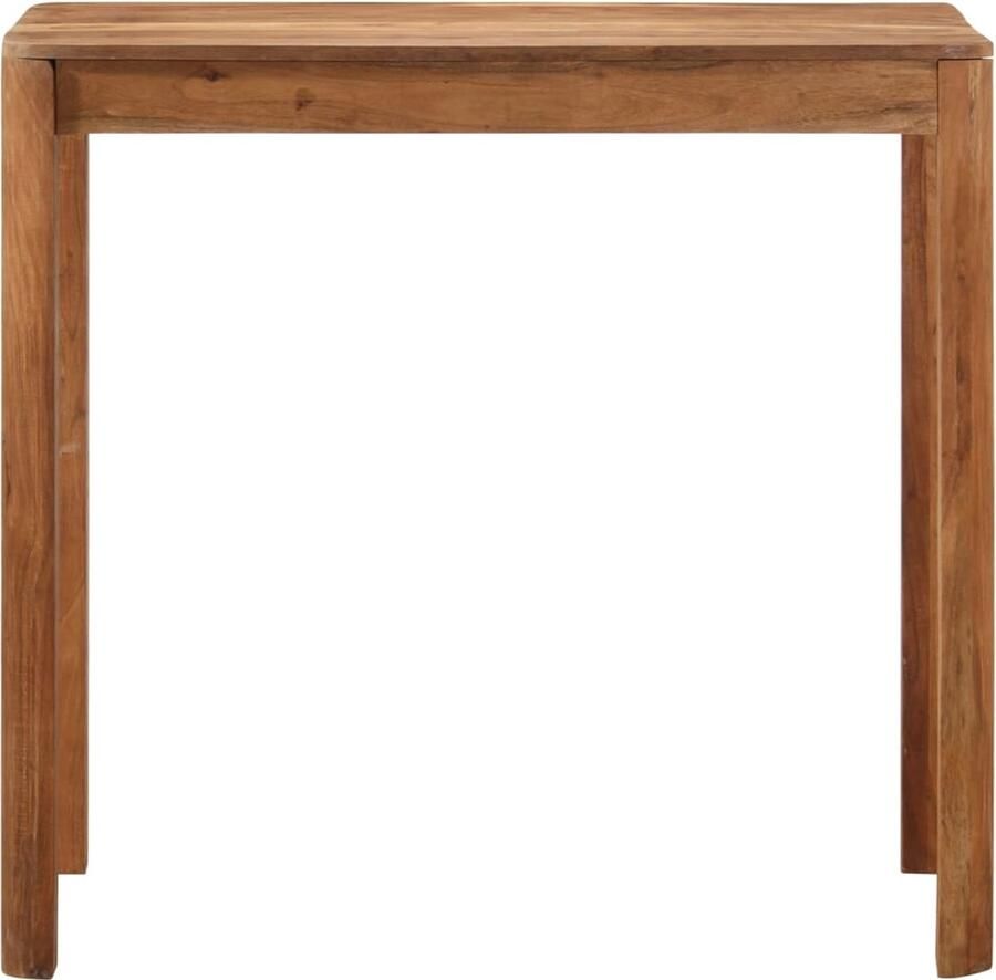 VidaXL Bartafel Acaciahout 110x55x106 cm Bartafel Acacia Hout Vintage Stijl Honingkleurige Afwerking Hoge Tafel