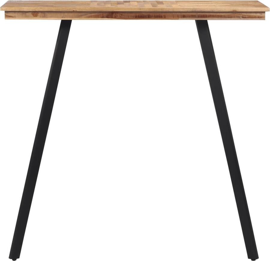 VidaXL Bartafel Massief Teakhout 110x55x105 cm Bartafel Bartafels Statafel Hoge Tafel