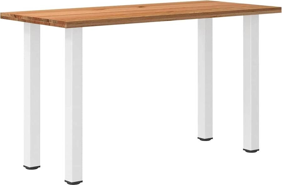 VidaXL Bartafel rechthoekig 180x80x102 cm massief eikenhout lichtbruin