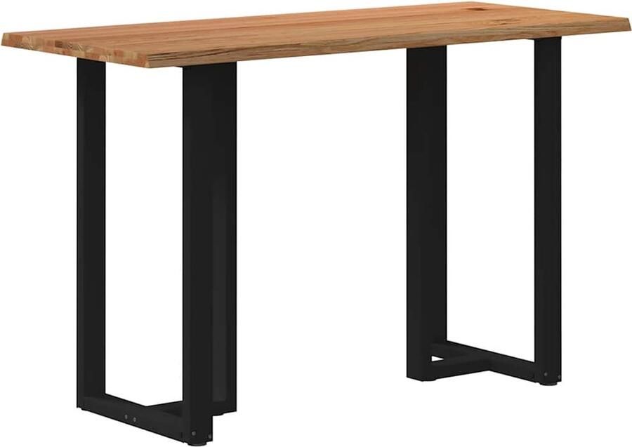 VidaXL Bartafel rechthoekig 180x80x102 cm massief eikenhout lichtbruin - Foto 2