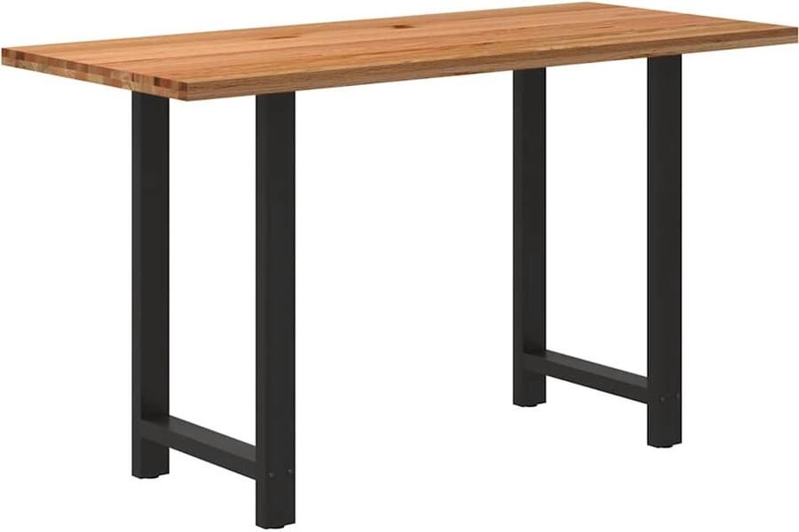 VidaXL Bartafel rechthoekig 180x80x102 cm massief eikenhout lichtbruin