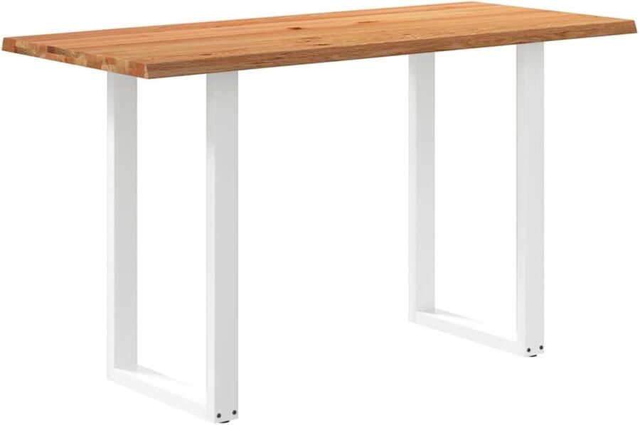 VidaXL Bartafel rechthoekig 180x80x102 cm massief eikenhout lichtbruin