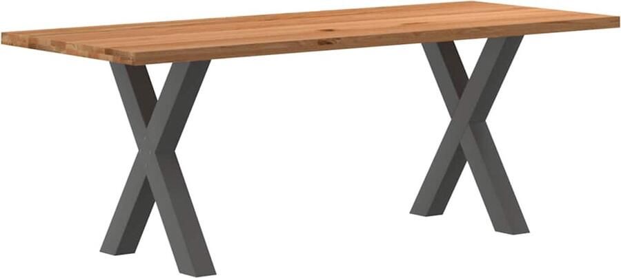 VidaXL Bartafel rechthoekig 180x80x92 cm massief eikenhout lichtbruin - Foto 9