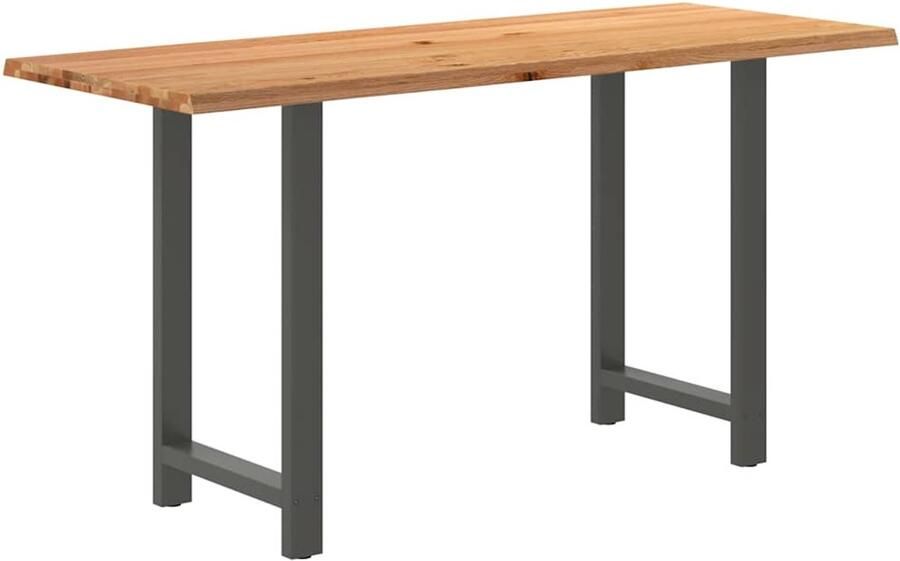 VidaXL Bartafel rechthoekig 200x80x102 cm massief eikenhout lichtbruin