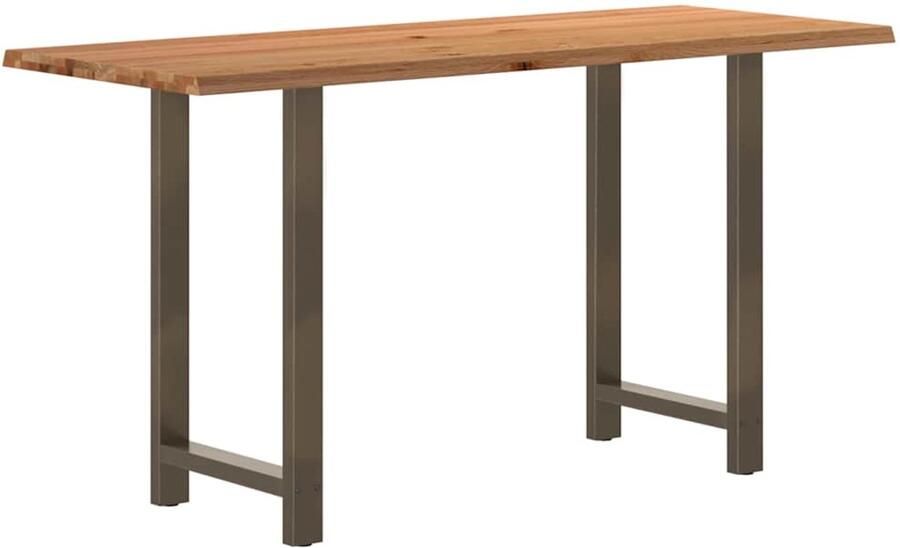 VidaXL Bartafel rechthoekig 200x80x112 cm massief eikenhout lichtbruin