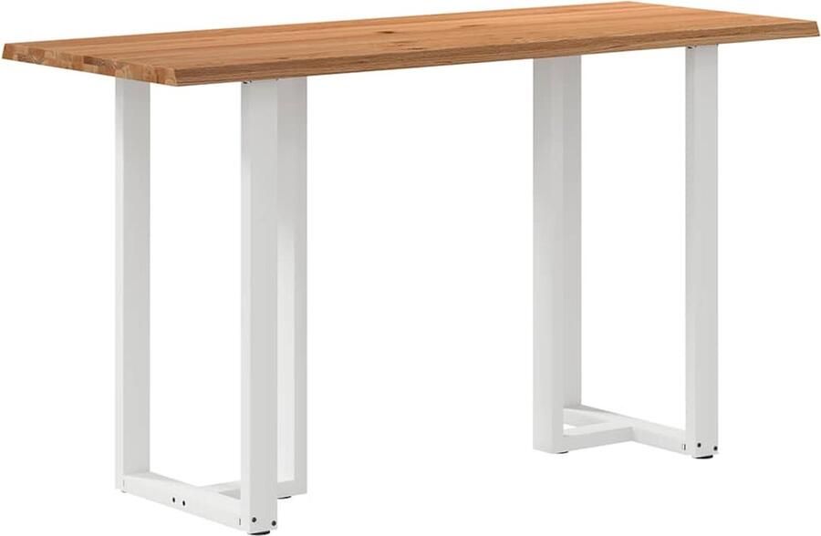 VidaXL Bartafel rechthoekig 200x80x102 cm massief eikenhout lichtbruin