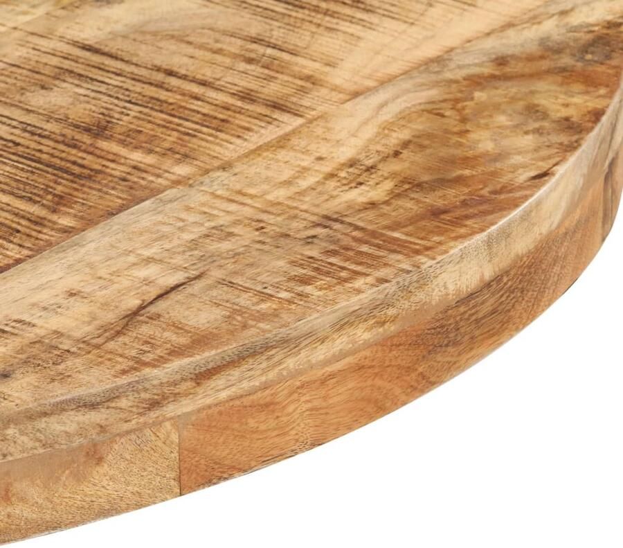 VidaXL -Bartafel-rond-Ø50x110-cm-ruw-mangohout - Foto 2