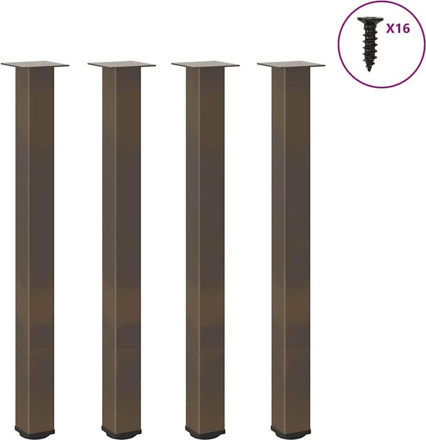 VidaXL Bartafel rechthoekig 200x80x102 cm massief eikenhout lichtbruin - Foto 5