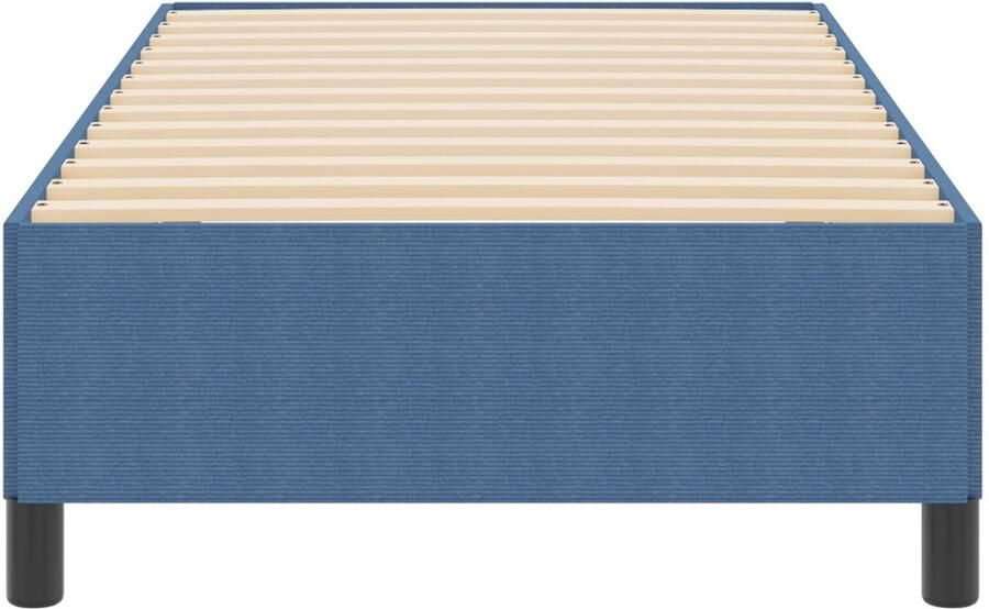 VidaXL Bedframe Blauw Hout 90 x 200 x 35 cm Platformbedframe - Foto 2