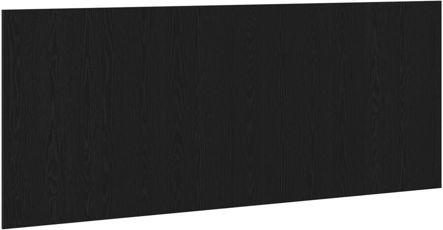 VidaXL Bed Hoofdbord Zwart eiken Hout 120 cm breed Decoratieve elementen