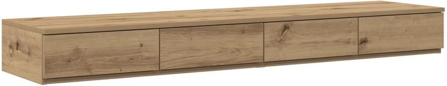 VidaXL Bedladen in Artisan Eiken 160x36 5x16 5 cm Gemaakt van Geëngineerd Hout