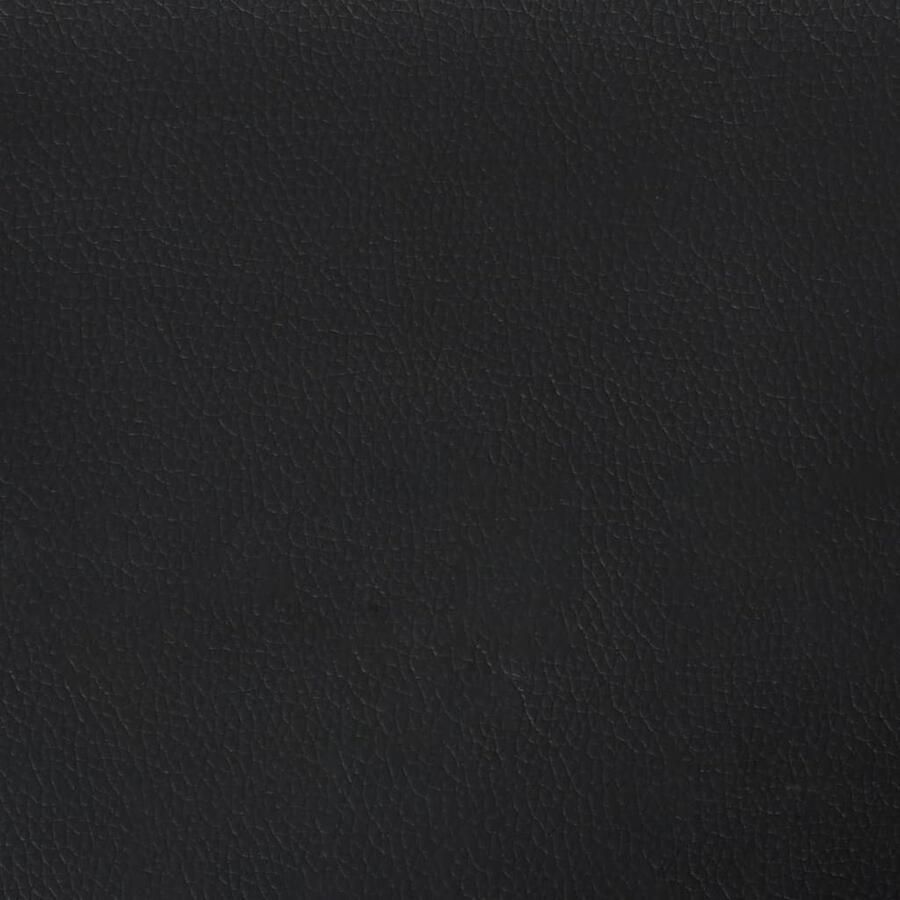 VidaXL Bedframe zonder matras Zadar kunstleer zwart en wit 80x200 cm