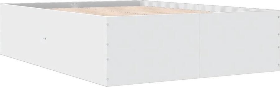 VidaXL -Bedframe-LED-massief-hout-wit-120x200-cm - Foto 3
