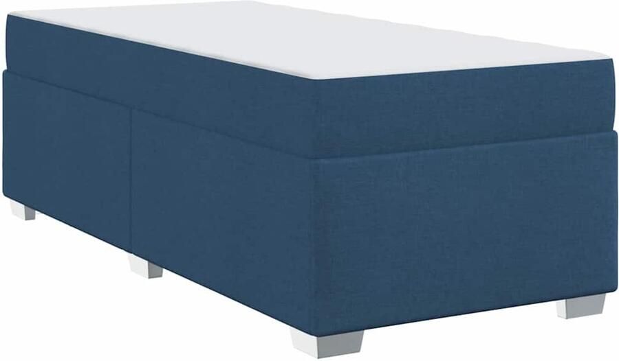 VidaXL Bedframe Anders Blauw 100 x 200 cm Stof