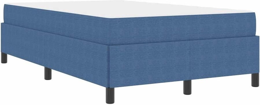 VidaXL Bedframe Anders Blauw 120 x 200 cm Katoenen stof - Foto 2