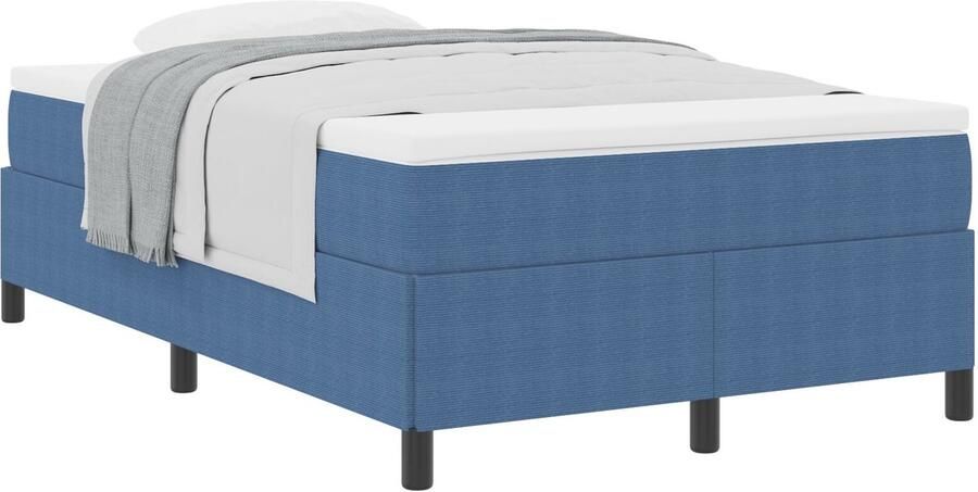 VidaXL Bedframe Blauw Hout 120 x 190 x 35 cm Duurzaam Bedframe - Foto 3