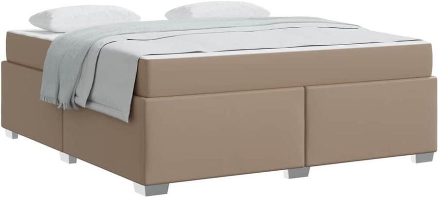 VidaXL Bedframe Cappuccino 180 x 200 cm Kunstleer - Foto 2