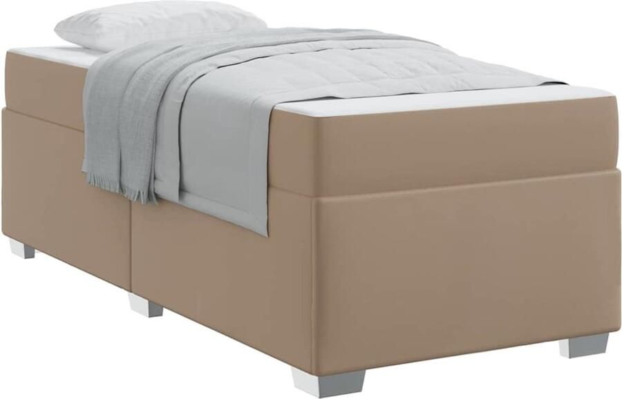 VidaXL Bedframe Anders Cappuccino 80 x 200 cm Kunstleer