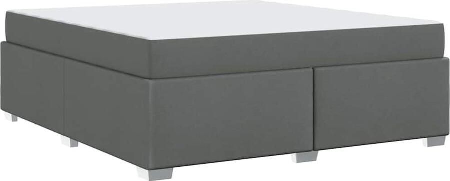 VidaXL Bedframe Anders Donkergrijs 180 x 200 cm Stof