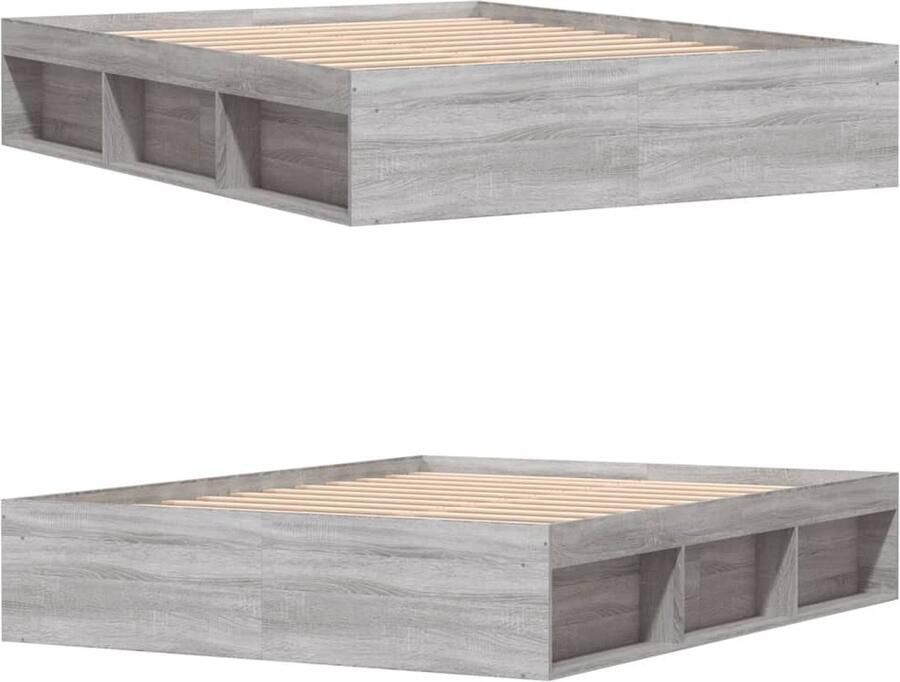 VidaXL -Bedframe-grijs-sonoma-eikenkleurig-160x200-cm - Foto 2
