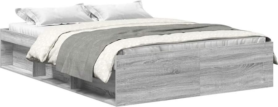 VidaXL -Bedframe-grijs-sonoma-eikenkleurig-160x200-cm - Foto 3