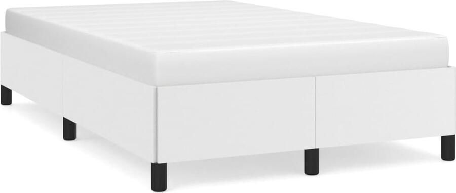 VidaXL Bedframe kunstleer wit 120x200 cm - Foto 2
