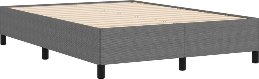 VidaXL Bedframe Lichtgrijs Stof 140 x 200 x 35 cm Bedframe Rechthoekig