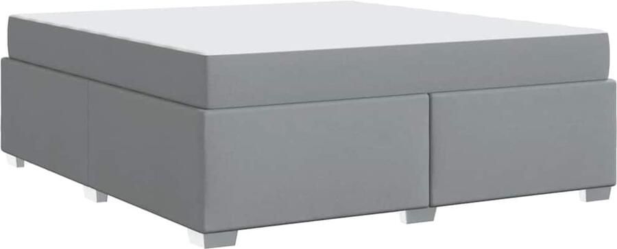 VidaXL Bedframe Anders Lichtgrijs 180 x 200 cm Stof