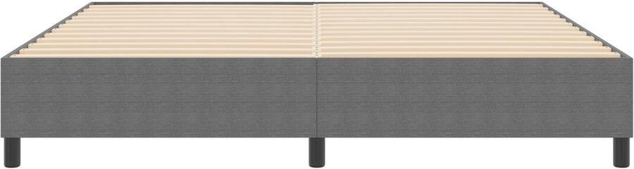 VidaXL Bedframe Lichtgrijs Hout 200 x 200 cm Bedframe Rechthoekig - Foto 3