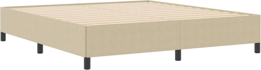 VidaXL Bedframe Lichtgroen Grijs Hout 200 x 180 x 35 cm Platformbedframe - Foto 3