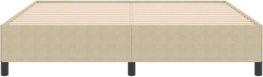 VidaXL Bedframe Lichtgroen Grijs Hout 200 x 180 x 35 cm Platformbedframe - Foto 2