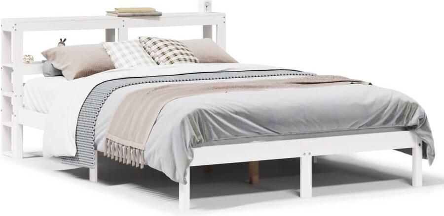 VidaXL Bedframe Massief Grenenhout 120x190 cm