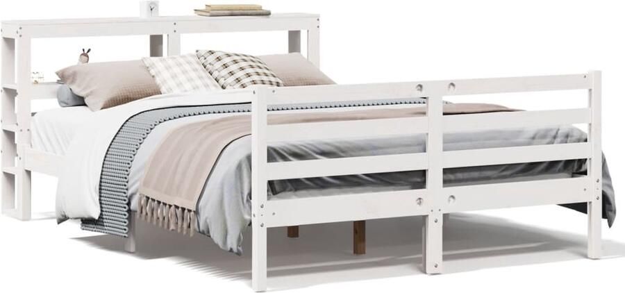 VidaXL Bedframe Massief Grenenhout 120x190 cm