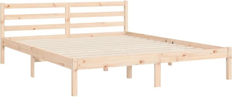 VidaXL Bedframe Massief Grenenhout 150x200 cm - Foto 2