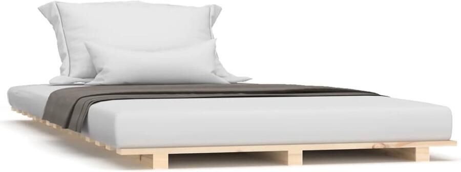 VidaXL Bedframe massief grenenhout 75x190 cm - Foto 2