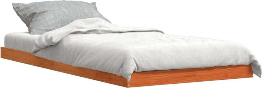 VidaXL -Bedframe-massief-grenenhout-wasbruin-90x190-cm - Foto 2